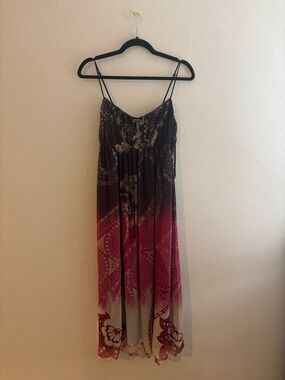BCBGeneration Purple & Cream Ombre Print Maxi